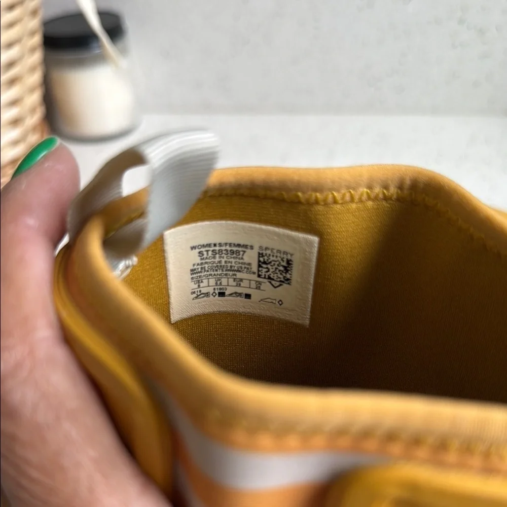Sperry Yellow Rain & Snow Women’s Boots with Duck-Boot Design